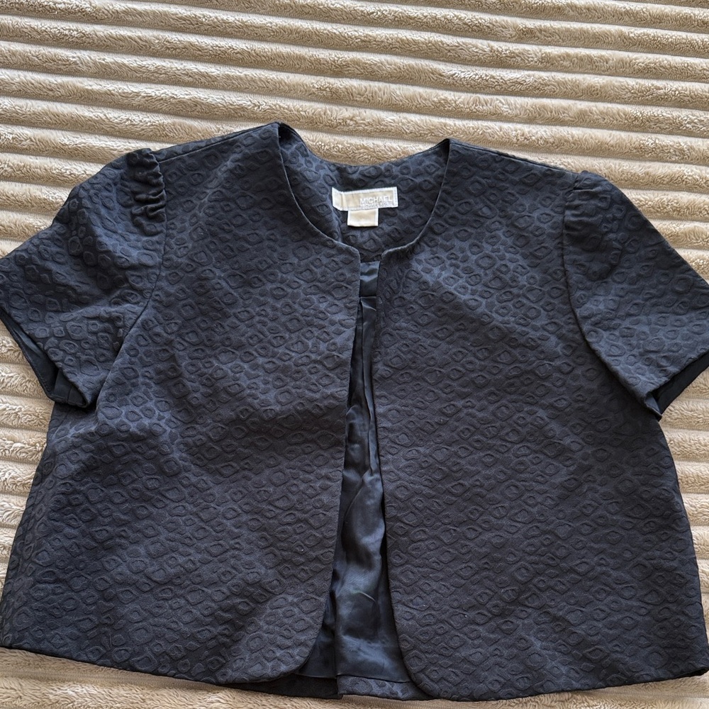 Michael Kors Charcoal Textured Jacket